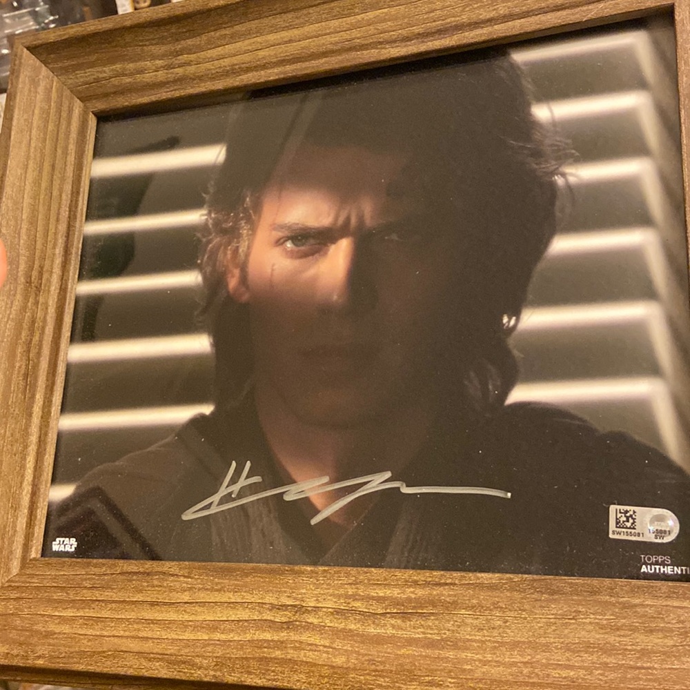 Hayden Christiansen Autograph 8x10 Anakin Skywalker Star Wars Topps Authentic